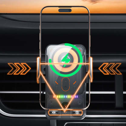 F18 Fully Automatic Smart Car Mount – Wireless Charging + Infrared Sensing