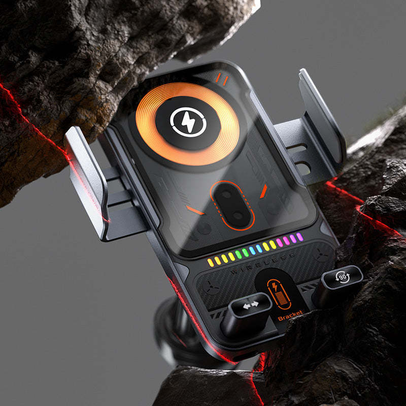 F18 Fully Automatic Smart Car Mount – Wireless Charging + Infrared Sensing