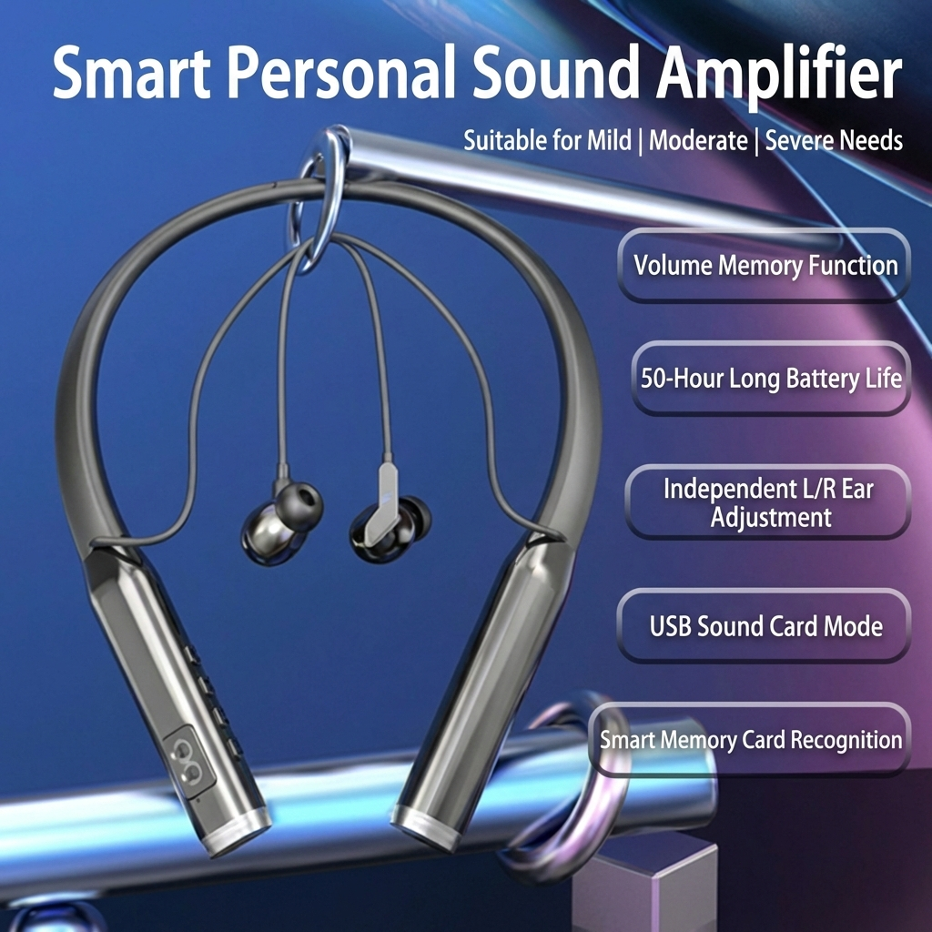 Bluetooth Personal Sound Amplifier Clear Sound for Everyday Situations