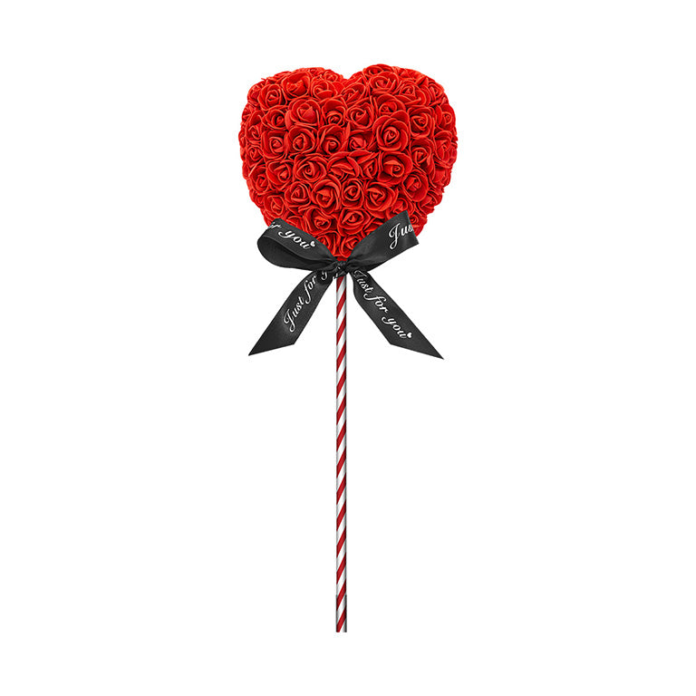 Heart Lollipops - Red