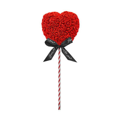 Heart Lollipops - Red