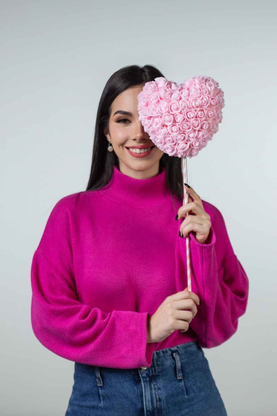 Heart Lollipops - Pink