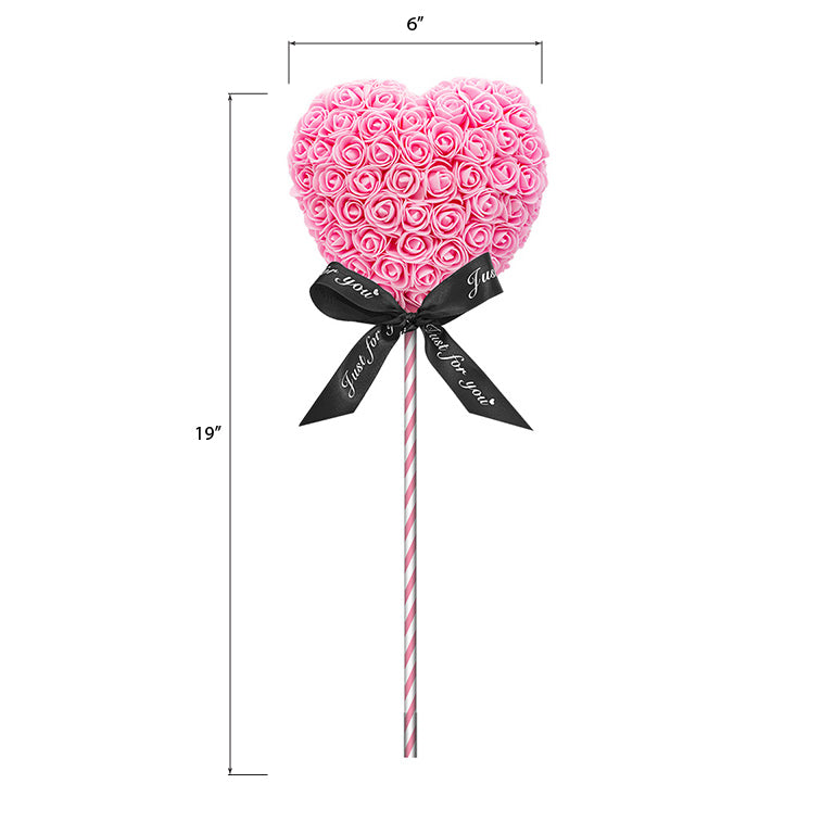 Heart Lollipops - Pink
