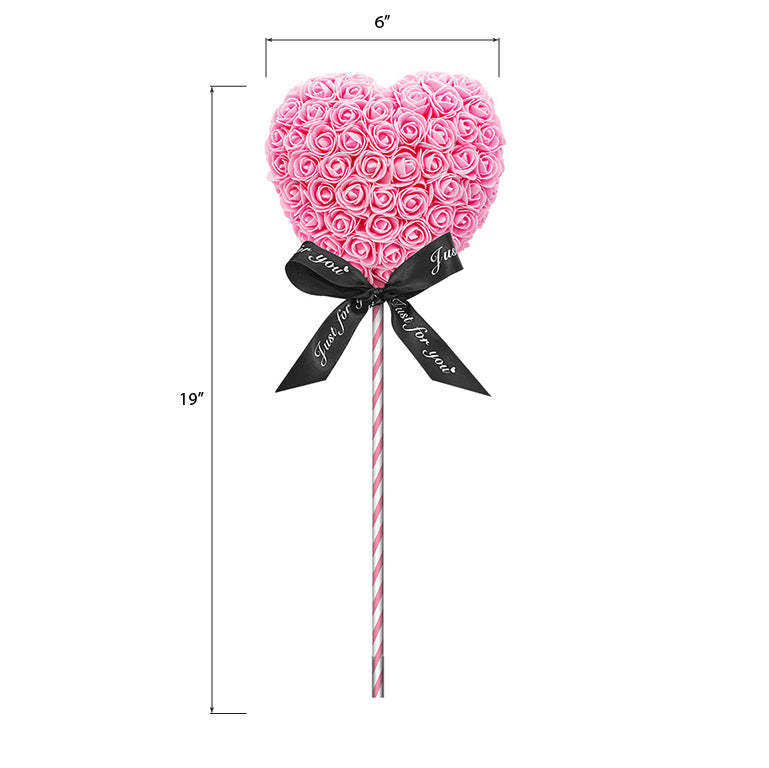 Heart Lollipops - Pink
