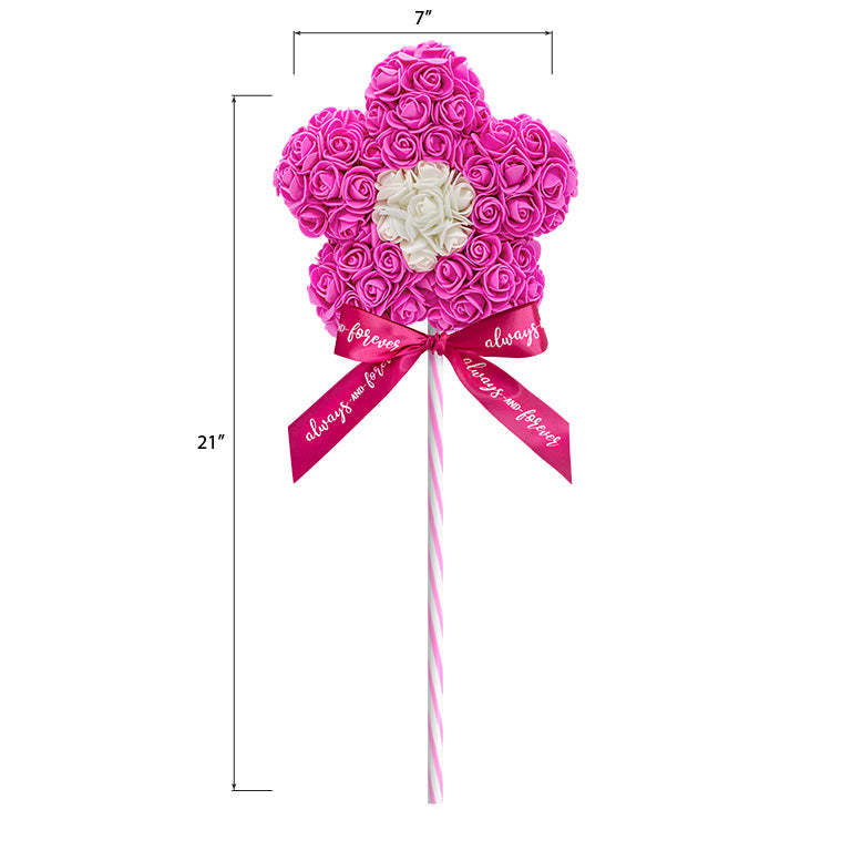 Flower Lollipop-Pink