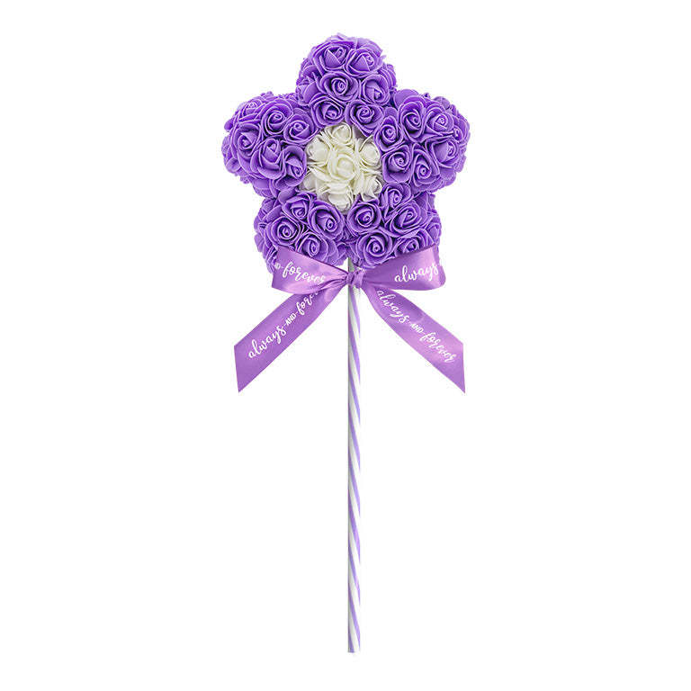Flower Lollipop-Purple