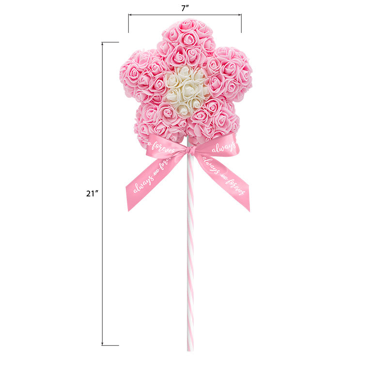 Flower Lollipop-Light Pink