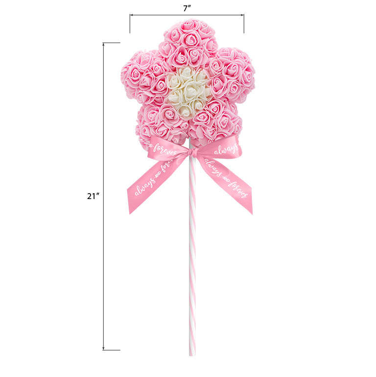 Flower Lollipop-Light Pink