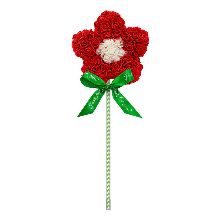 Flower Lollipop-Red