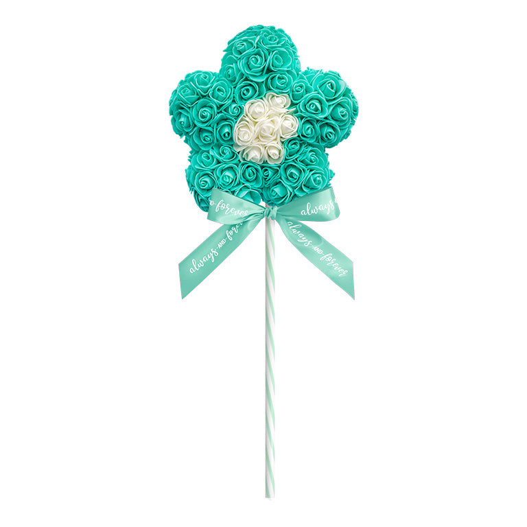 Flower Lollipop-Green