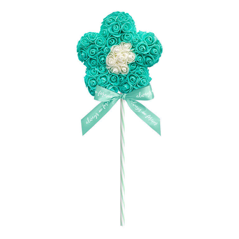 Flower Lollipop-Green