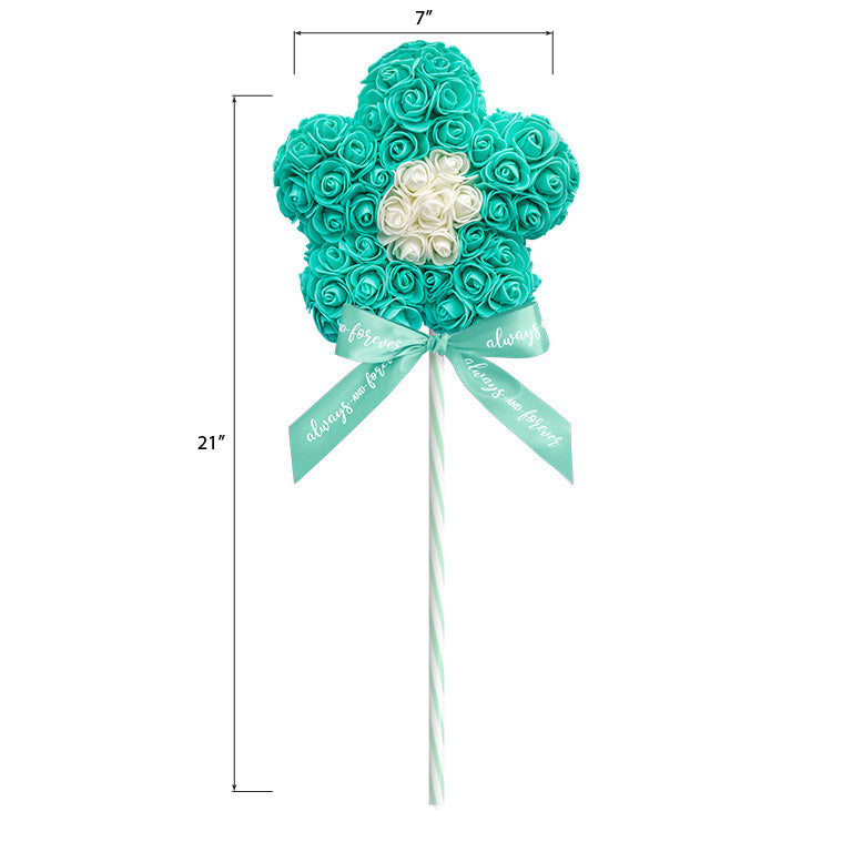 Flower Lollipop-Green
