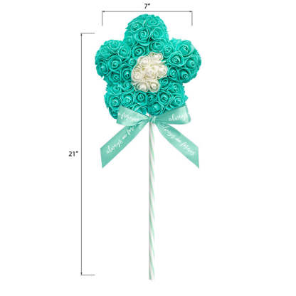 Flower Lollipop-Green