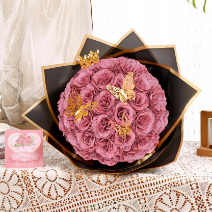 💕Glitter Rose Bouquet💕 - Best Gift to Lover
