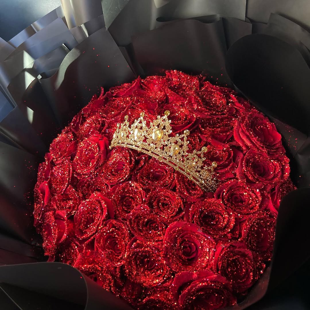 💕Glitter Rose Bouquet💕 - Best Gift to Lover