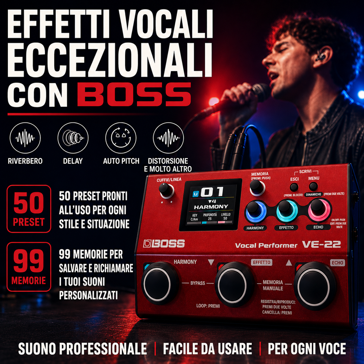 BOSS Processore Professionale per Voce