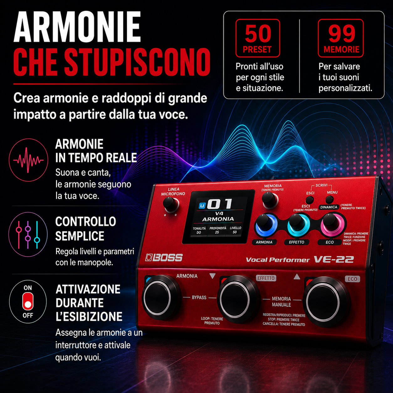 BOSS Processore Professionale per Voce