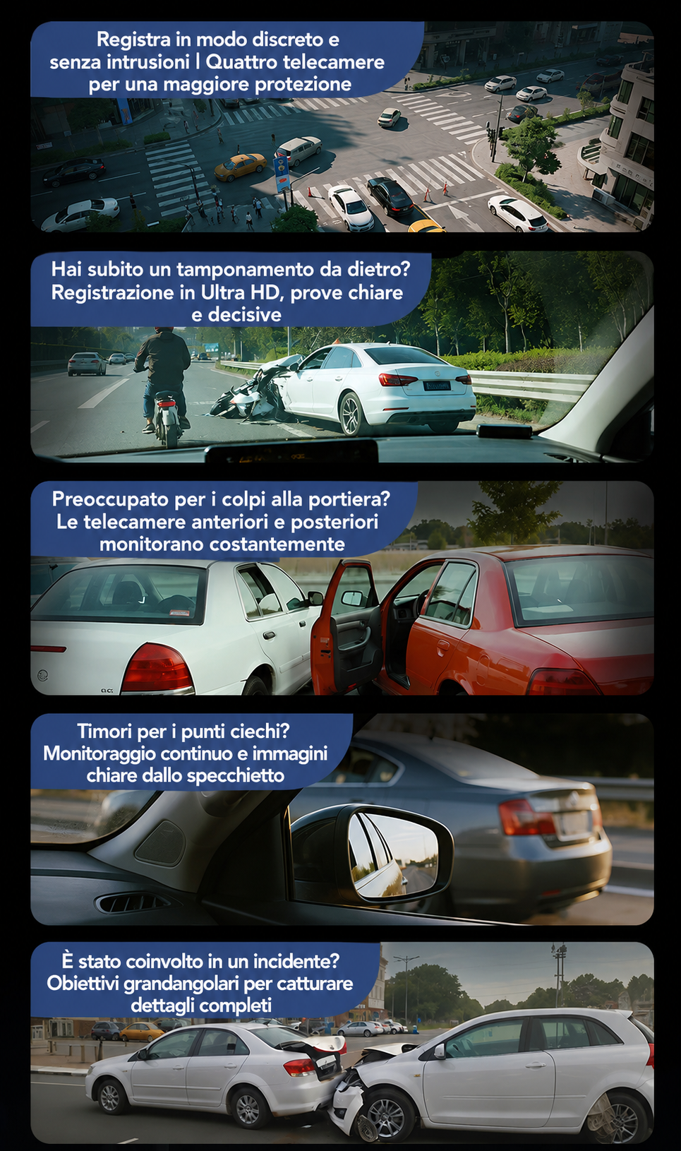 Garmin G980: Dash cam con intelligenza artificiale e controllo vocale, dotata di quattro telecamere, visuale panoramica a 360°, visione notturna 4K Ultra HD e tracciamento GPS.