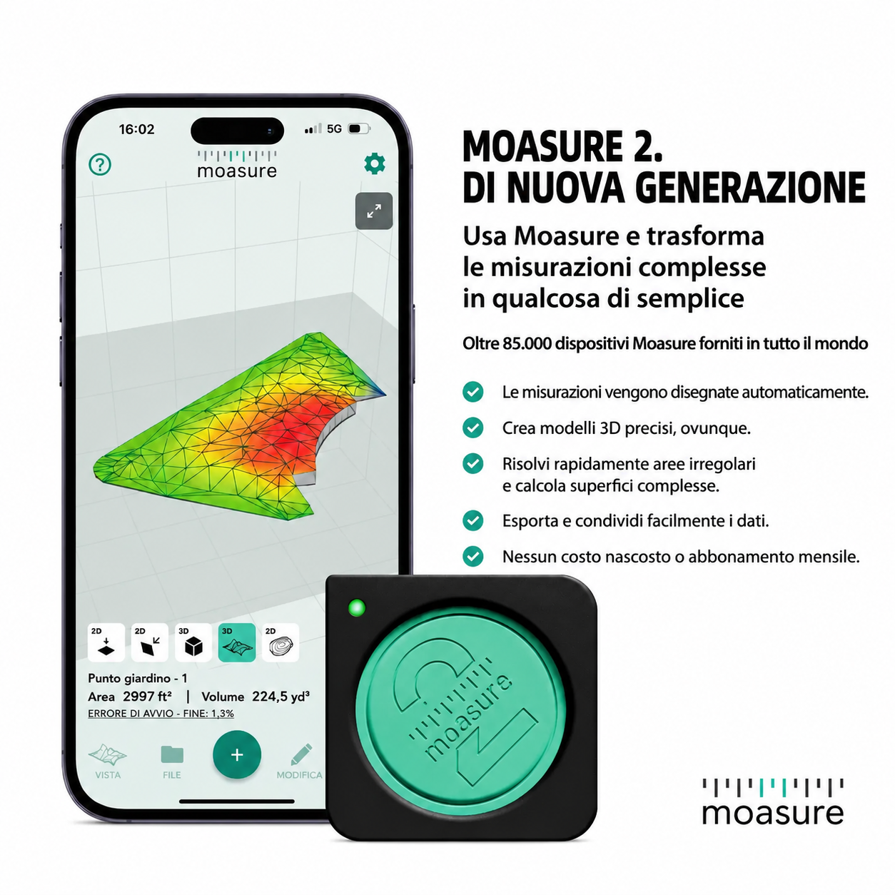 MoasureONE metro elettronico intelligente