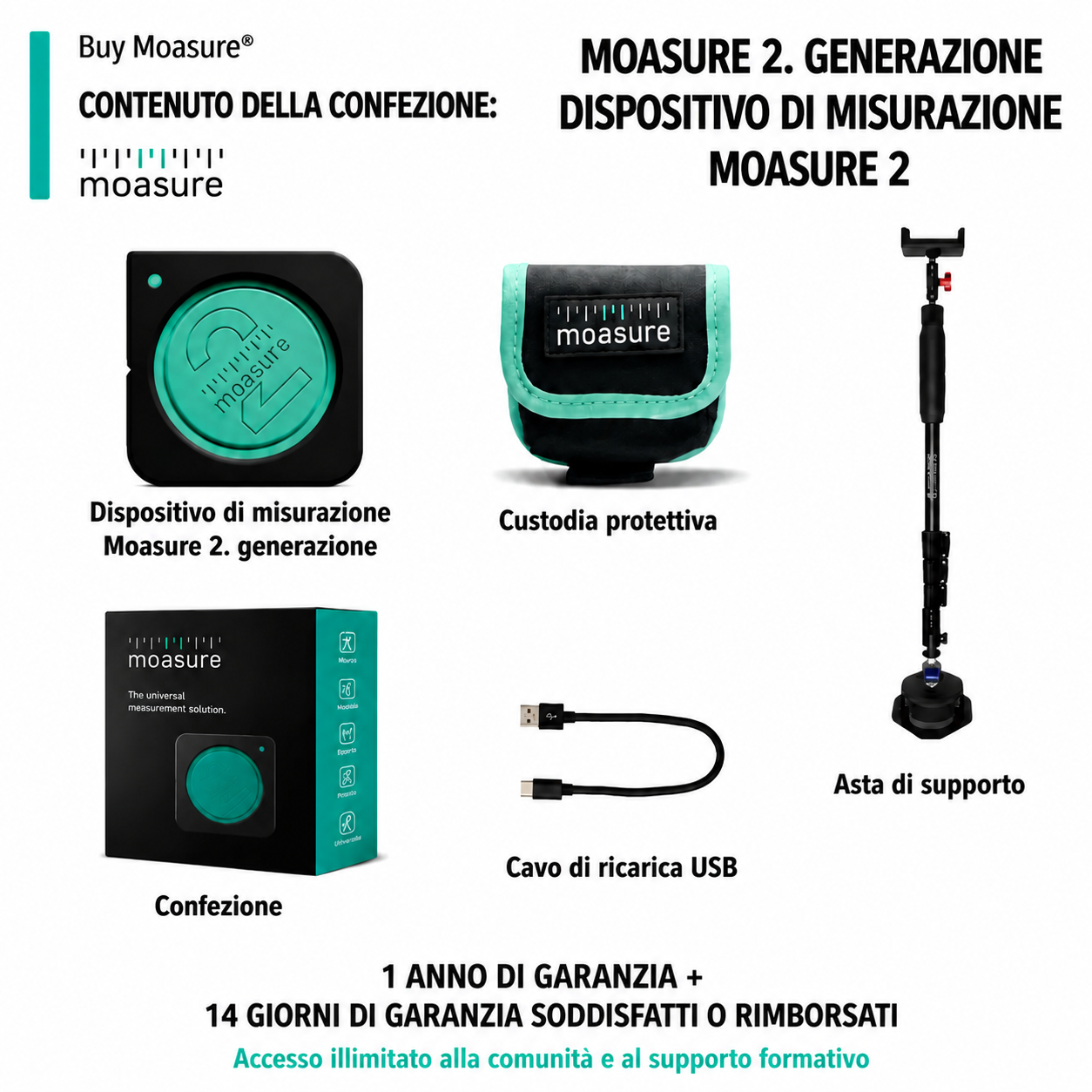 MoasureONE metro elettronico intelligente
