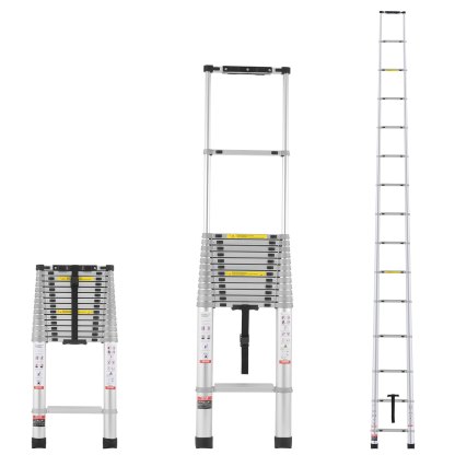 VEthtVOR Telescoping Ladder Aluminum Extension Step Multi-purpose Portable