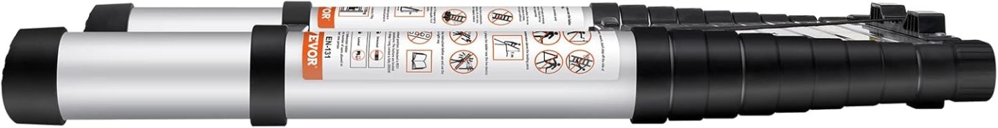VEthtVOR Telescoping Ladder Aluminum Extension Step Multi-purpose Portable
