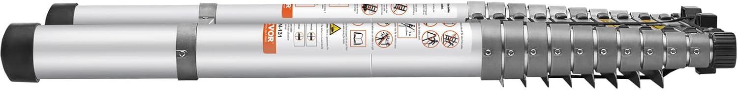 VEthtVOR Telescoping Ladder Aluminum Extension Step Multi-purpose Portable