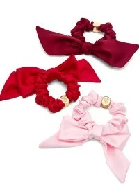Victoria's Secret 3-Pack Bow Scrunchie Gift Set