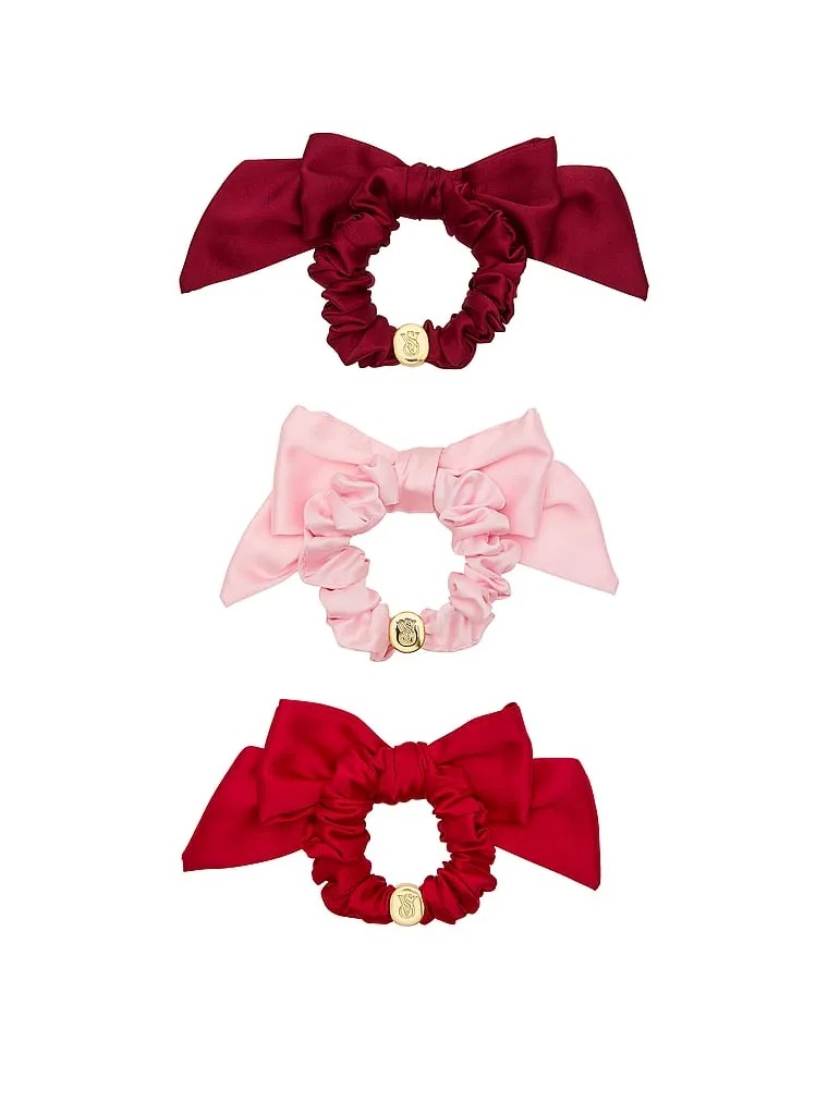 Victoria's Secret 3-Pack Bow Scrunchie Gift Set