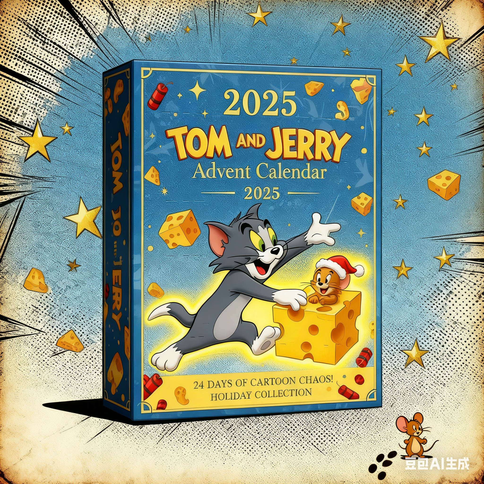 🐱🐭 2025 Tom and Jerry Advent Calendar: 24 Days of Cartoon Chaos! 🎁