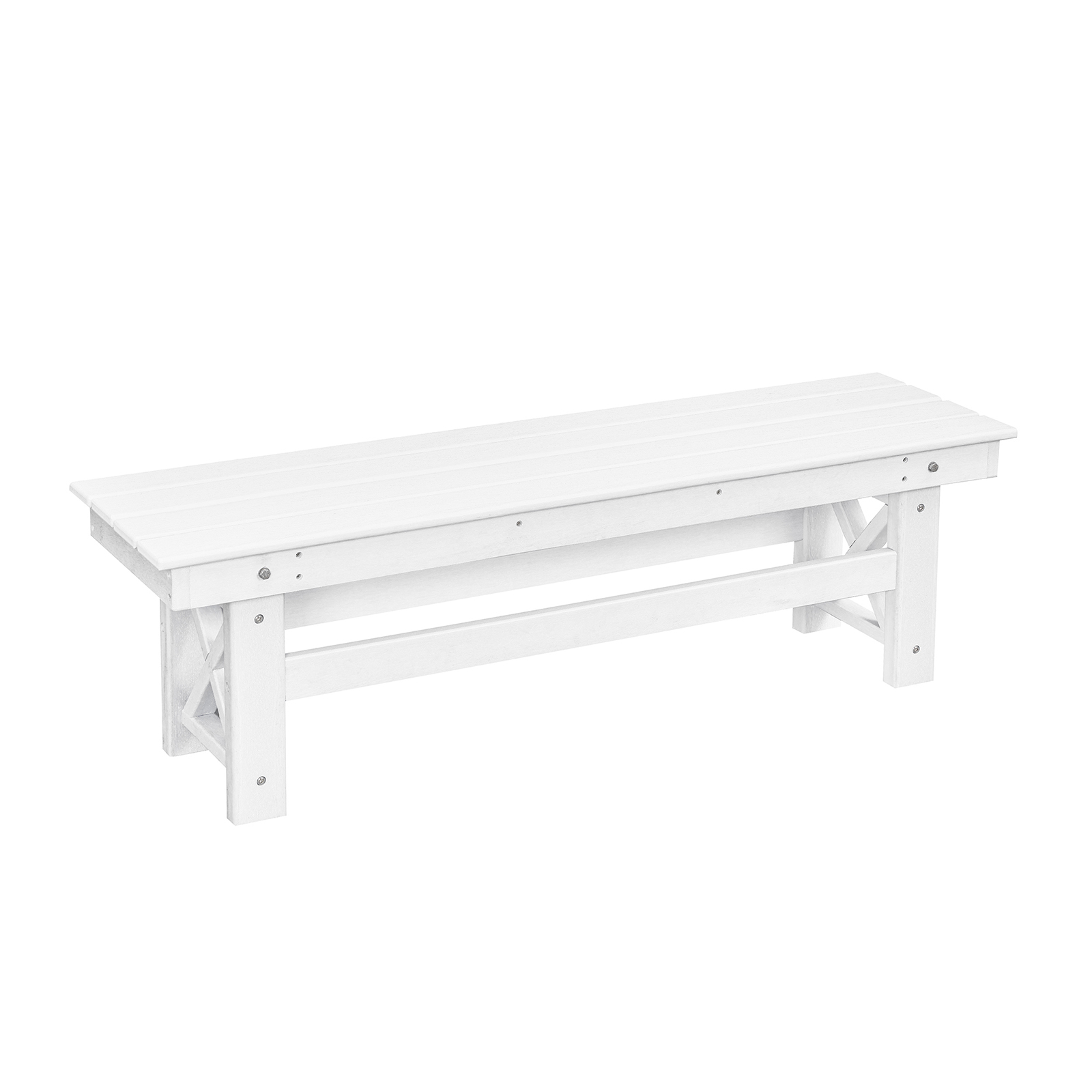 HDPE Outdoor Bench, 55"