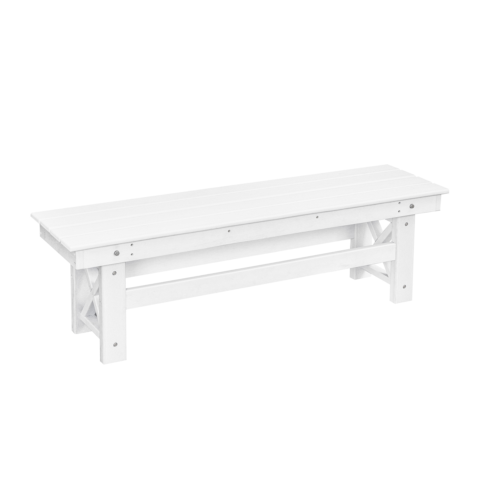 HDPE Outdoor Bench, 55"