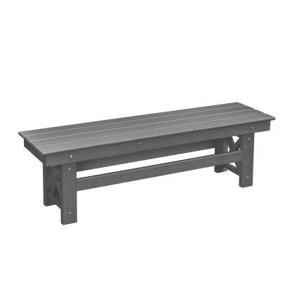 HDPE Outdoor Bench, 55"
