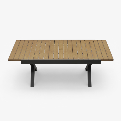 Expandable Outdoor Dining Table for 8 Person - D060