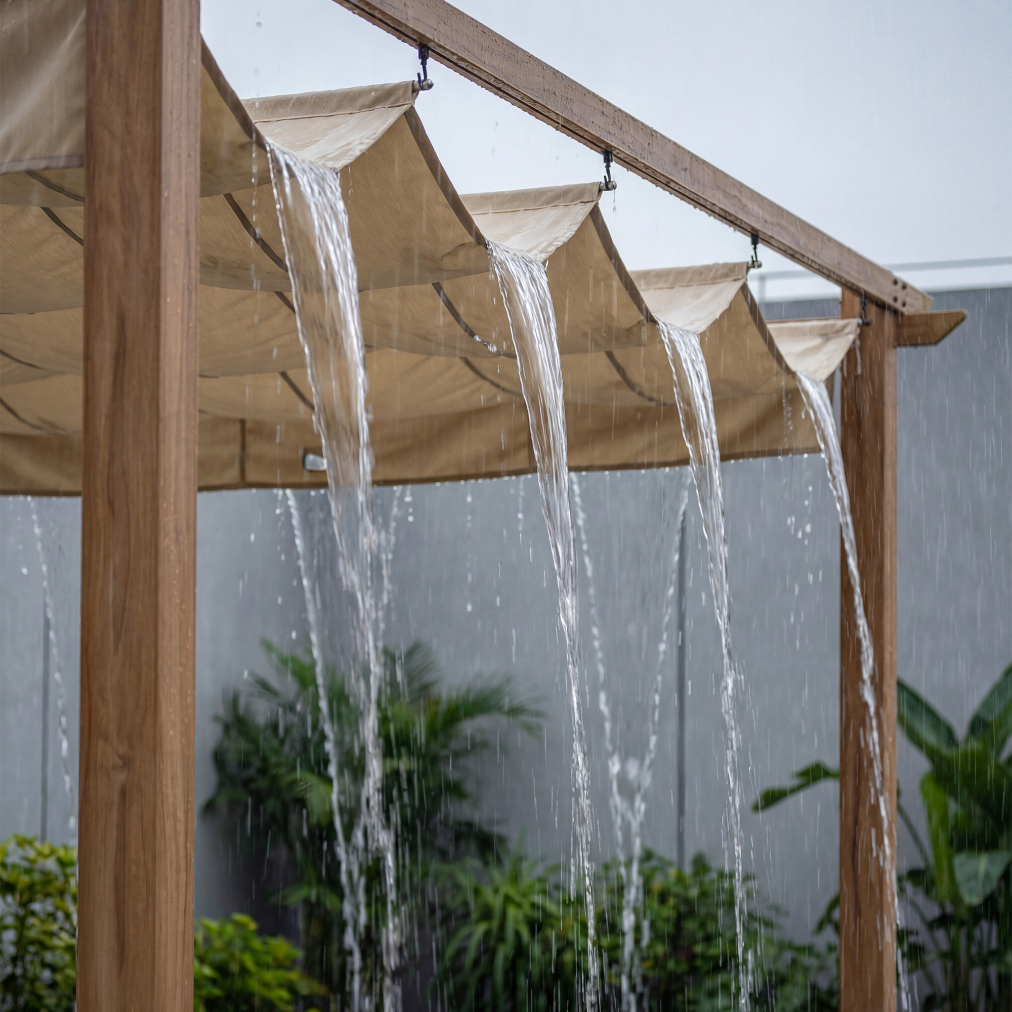 Aluminum Retractable Pergola Canopy - P071
