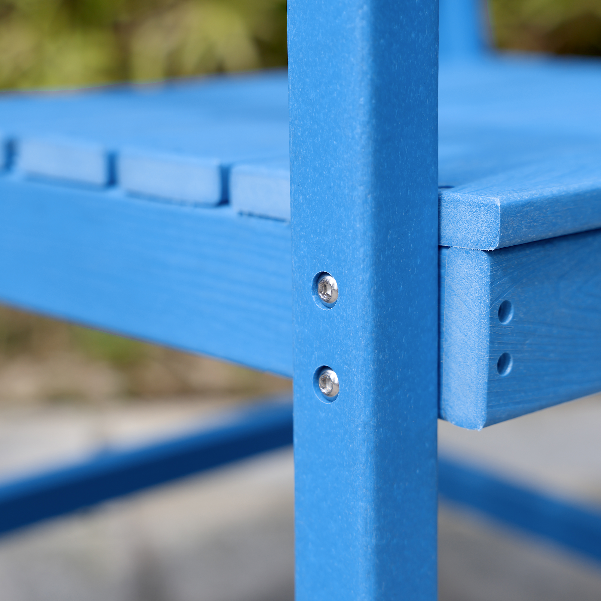HDPE Patio Outdoor Dining Chair with Armrest - C074