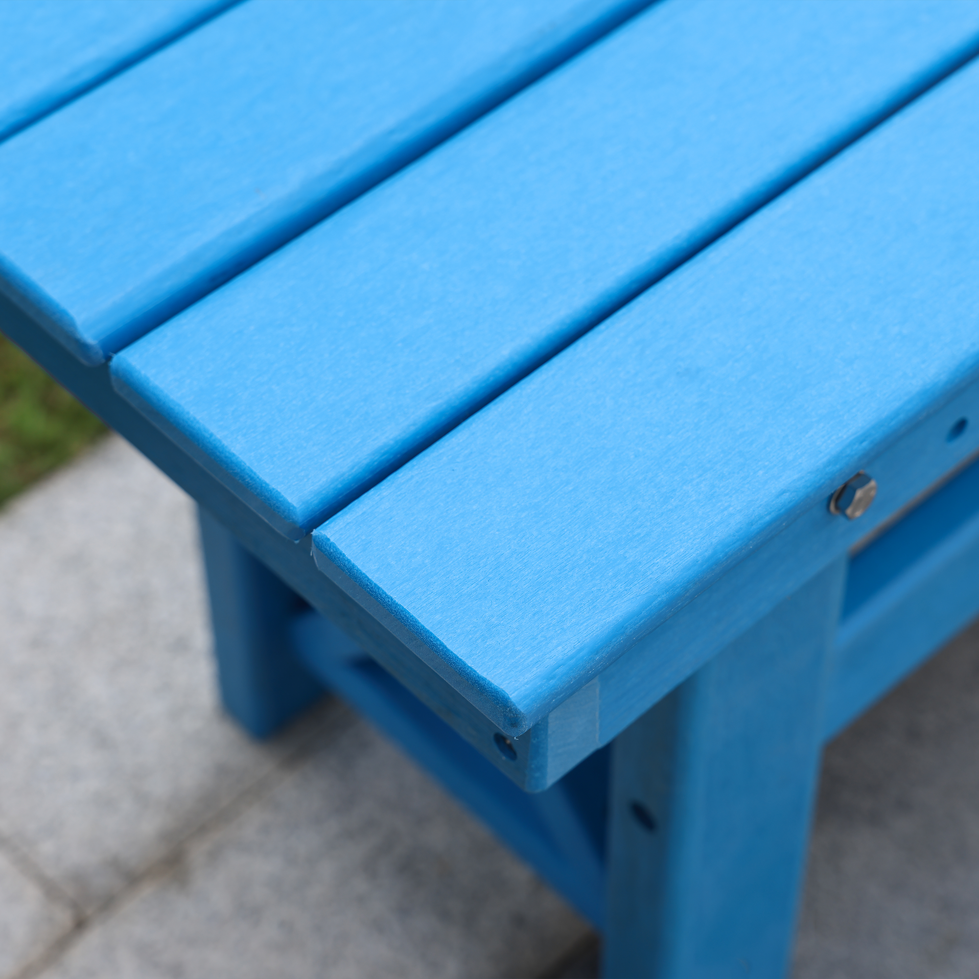 HDPE Patio Outdoor Backless Bench - C075