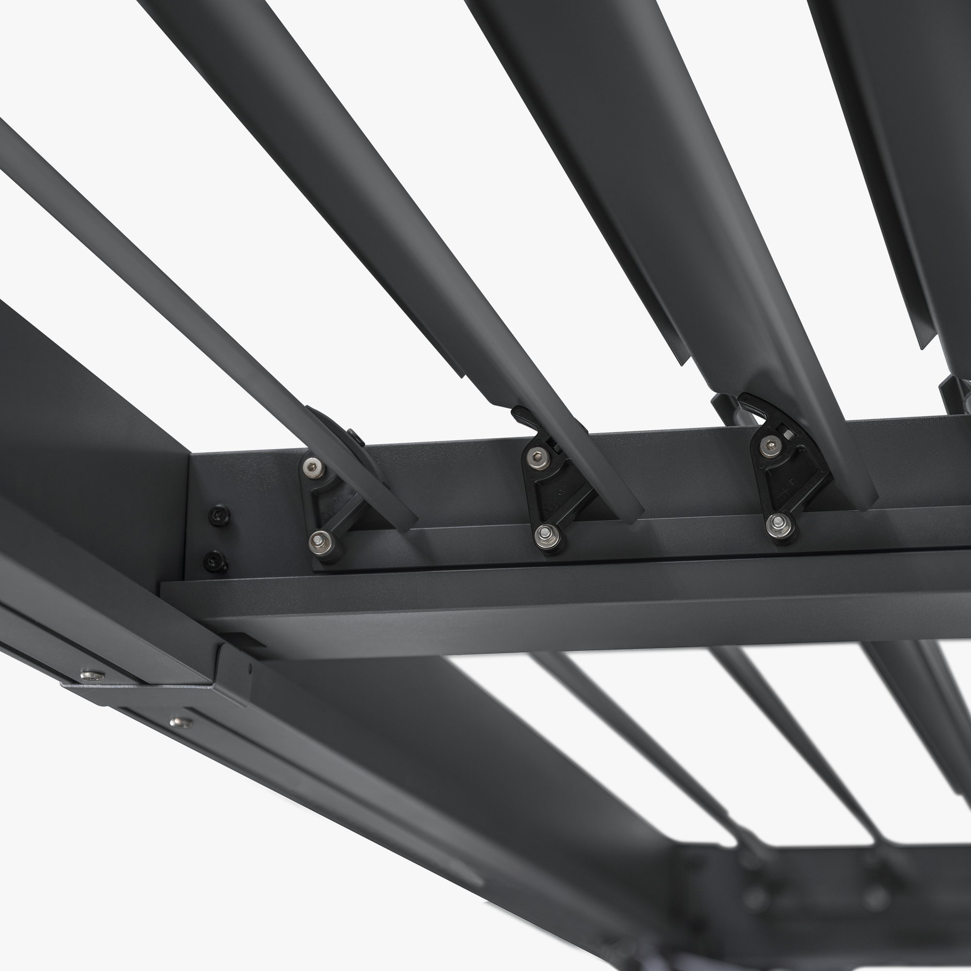 Aluminum Adjustable Louvered Pergola with Curtains and Netting