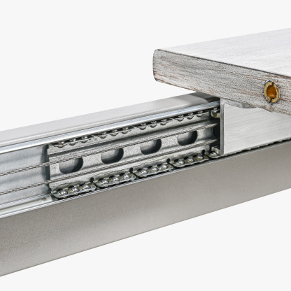 Expandable Patio Outdoor Dining Table with U-Shape Legs for 6-8 Person - D056