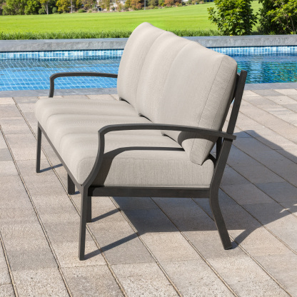 3-Seater Spacious Patio Outdoor Sofa - C069
