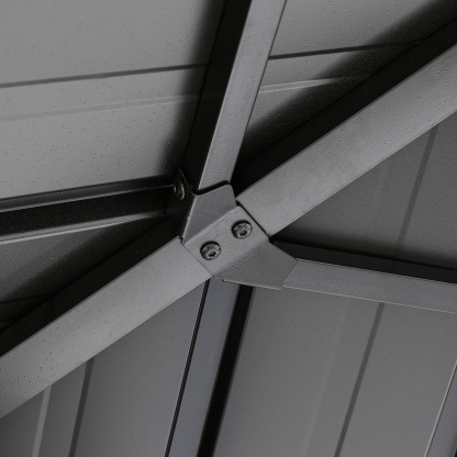 12' x 20' Outdoor Patio Hardtop Gazebo with Netting and Curtains - G030-5