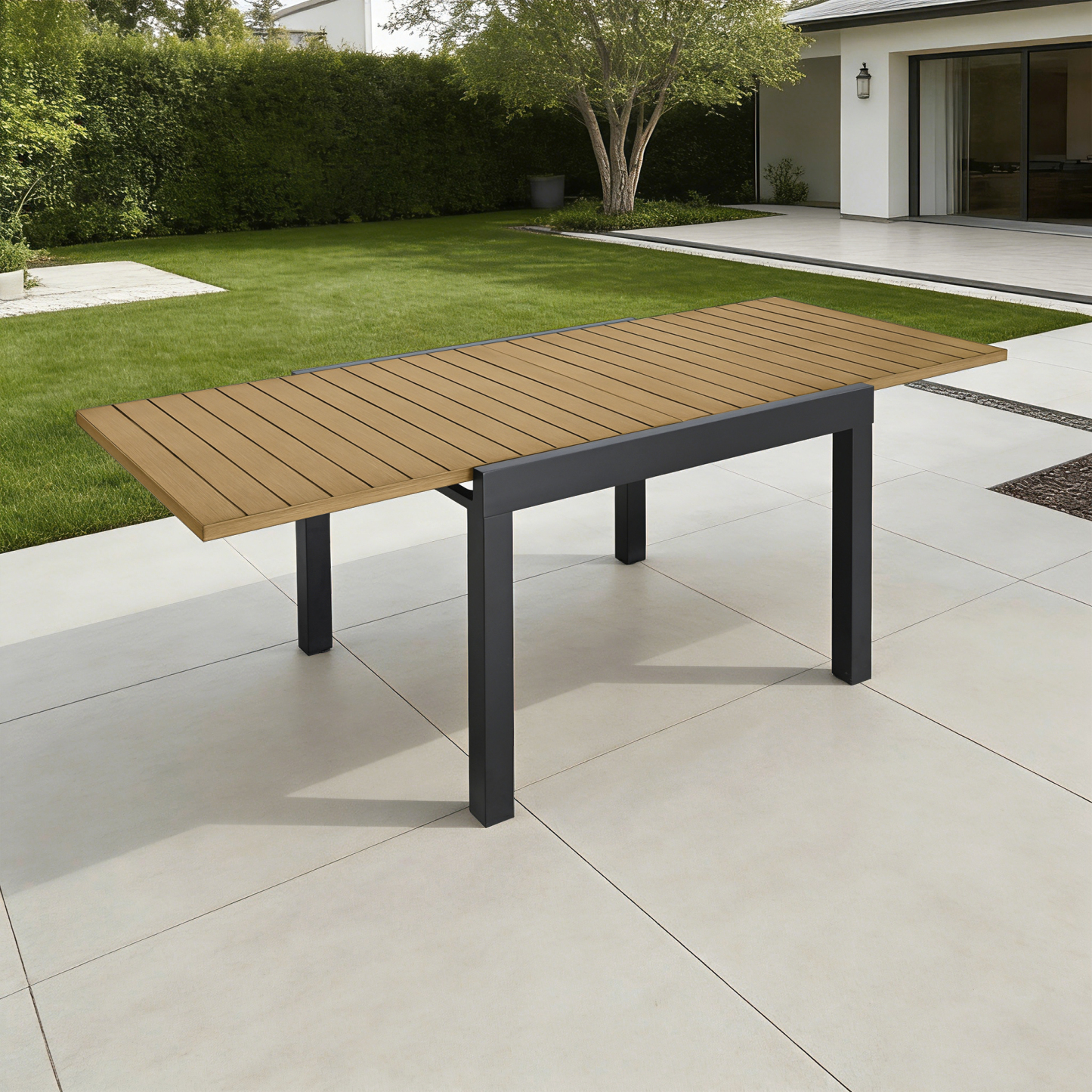 Extendable Outdoor Dining Table for 4-8 Person - D063-2