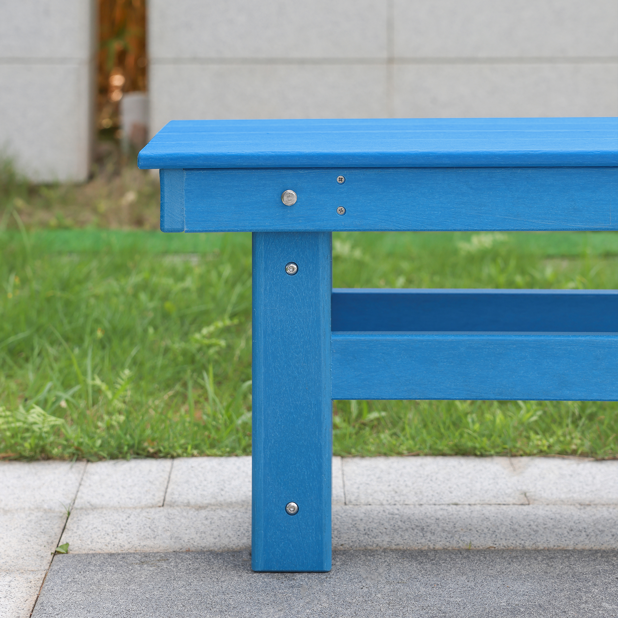 HDPE Patio Outdoor Backless Bench - C075