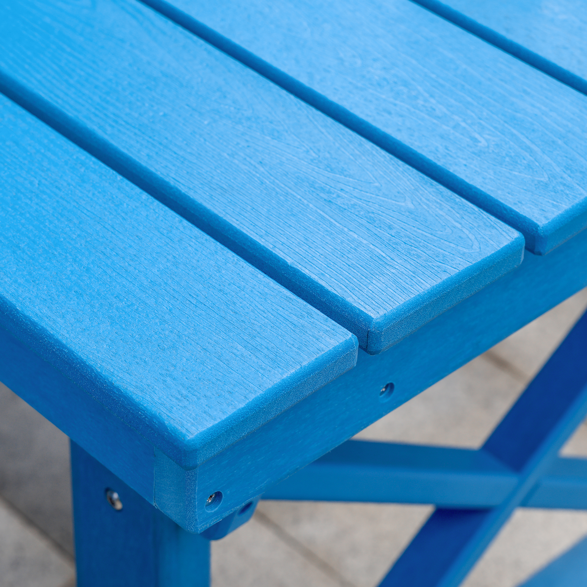 HDPE Patio Outdoor Dining Table for 6 - D073