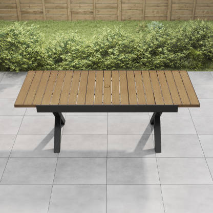 Expandable Outdoor Dining Table for 8 Person - D060
