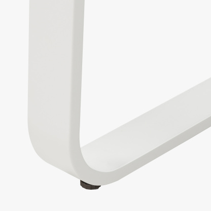 Expandable Patio Outdoor Dining Table with U-Shape Legs for 6-8 Person - D056