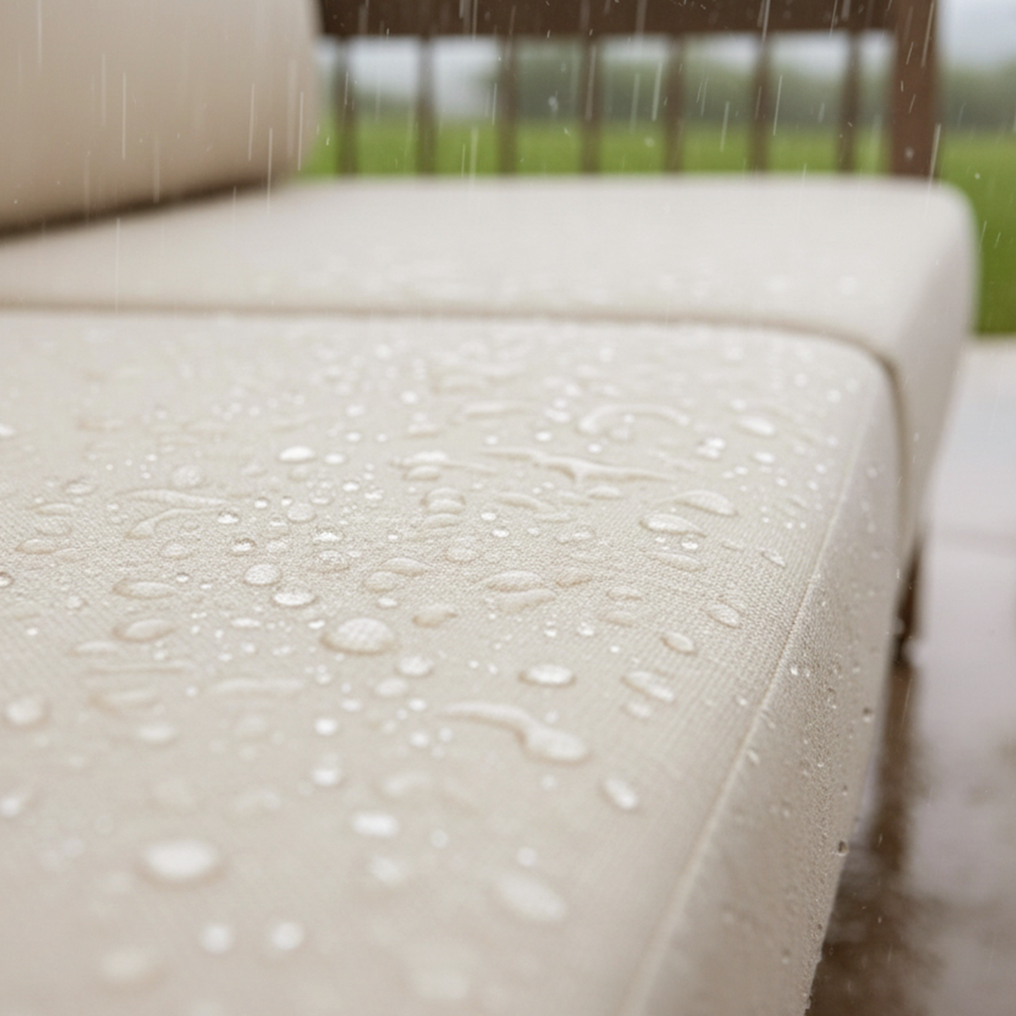 4-Piece Patio Furniture Set with Faux Wood Grain - SS040