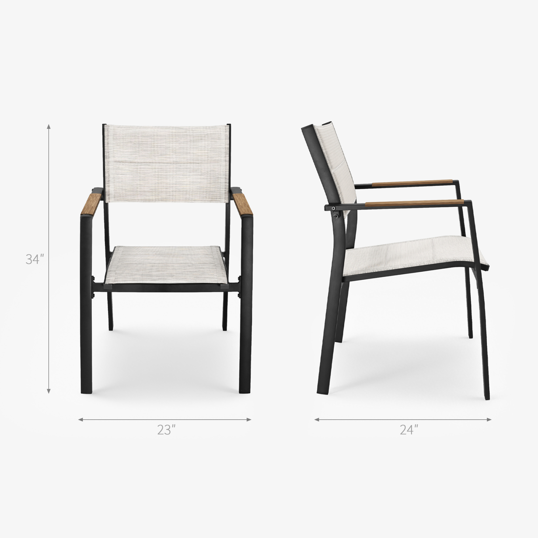 9-Piece Expandable Outdoor Dining Set with Stackable Chairs - DS061-1