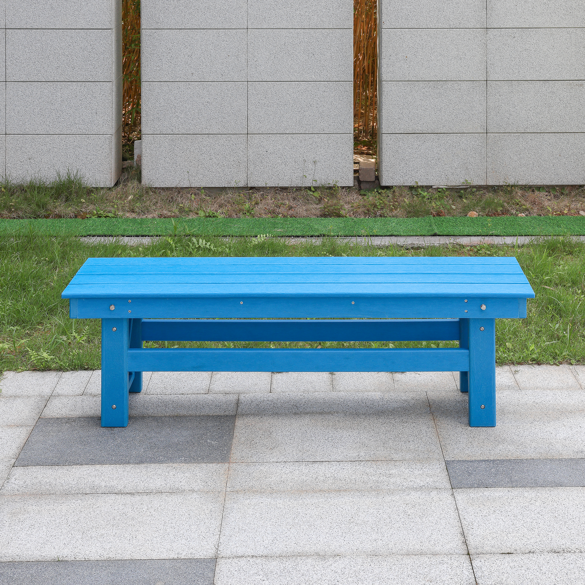 HDPE Patio Outdoor Backless Bench - C075