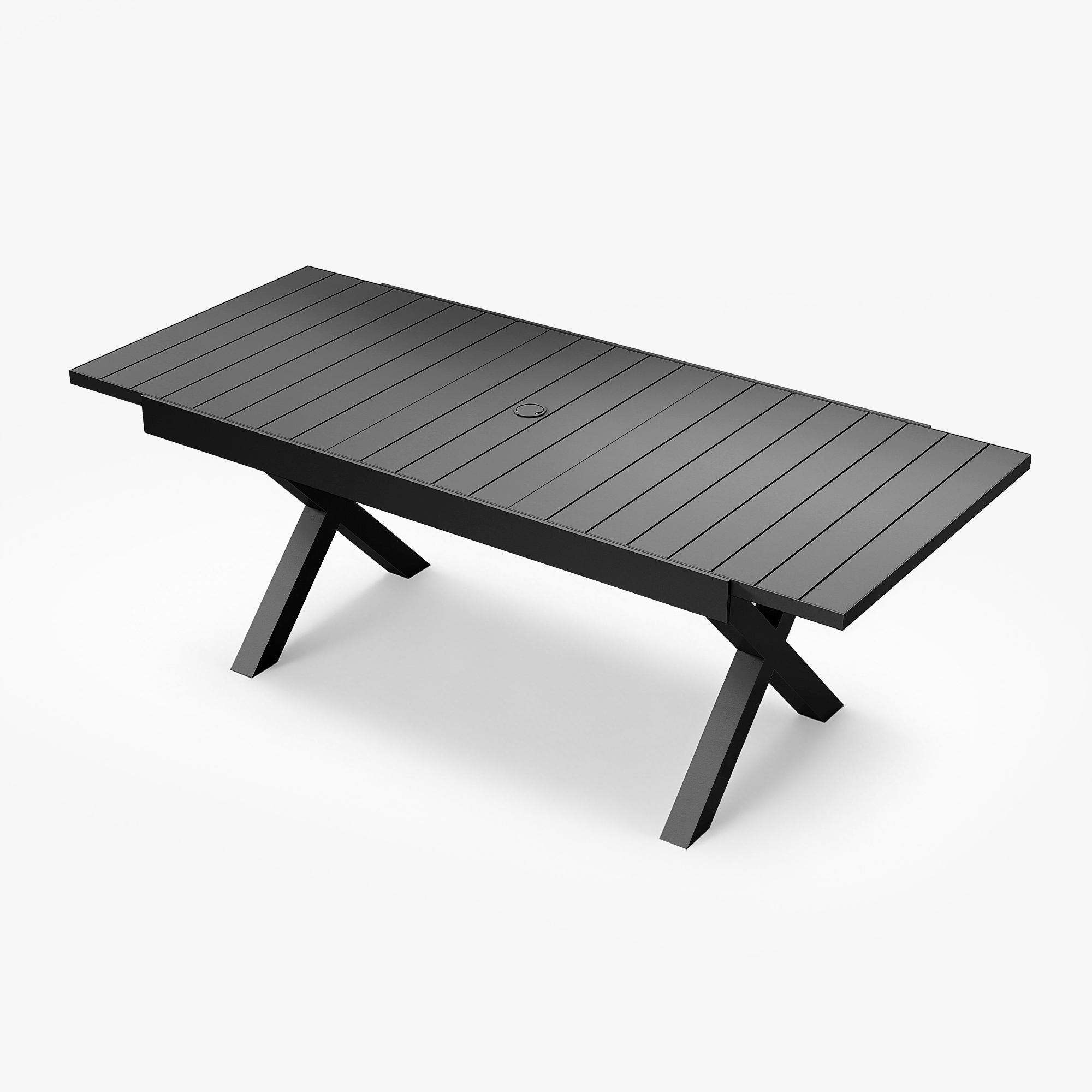 Expandable Outdoor Dining Table for 8 Person - D060